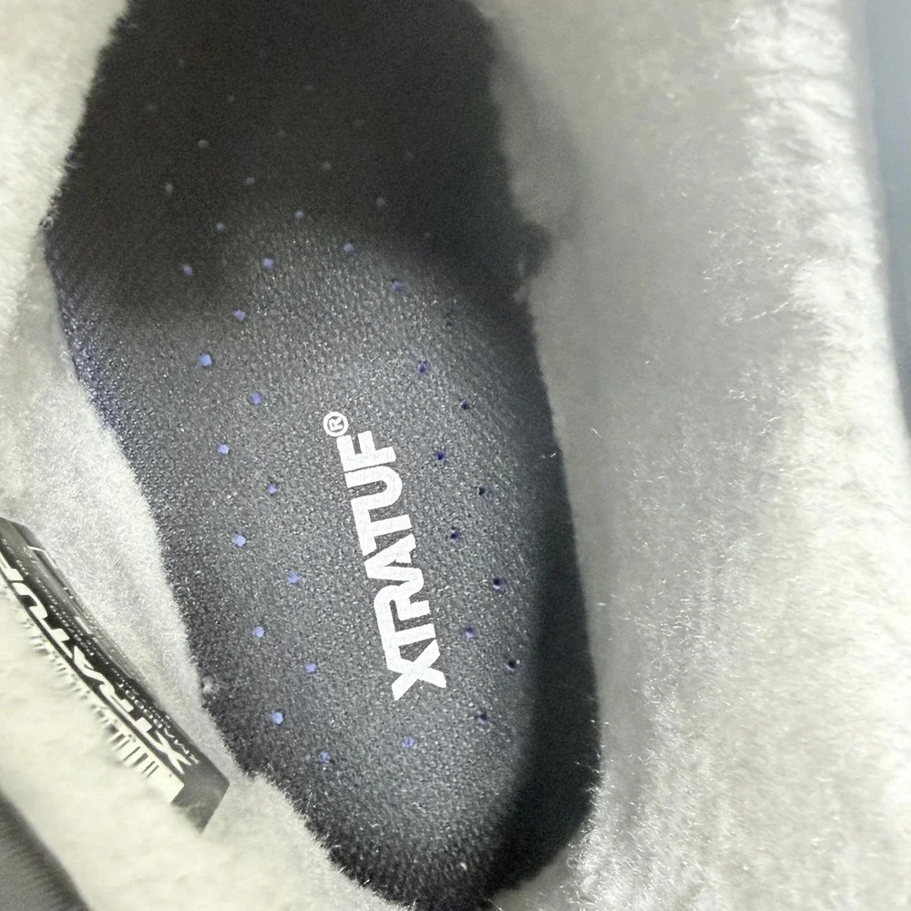 Xtratuf Ankle Deck Boots Mens Size 12 Black Fleece Lined Waterproof XMAB000T